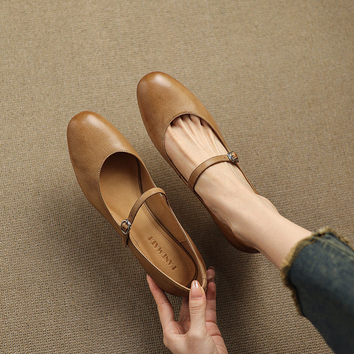 Cadrel Genuine Leather Pumps