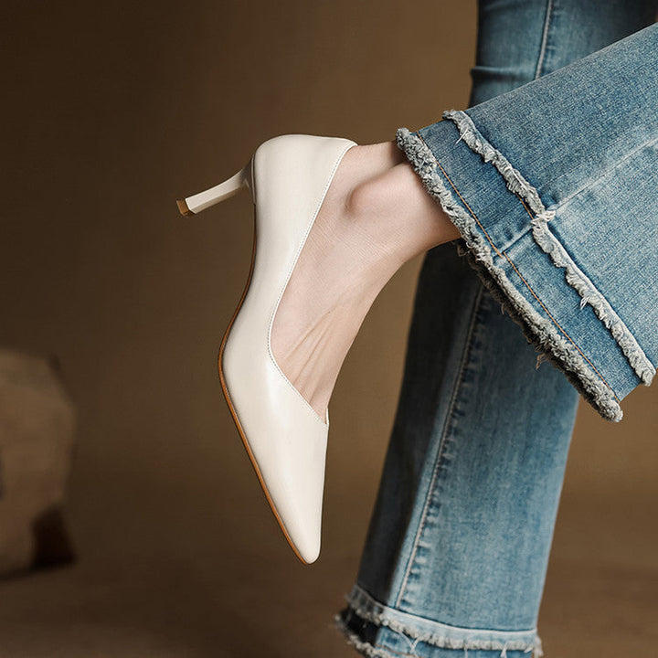 Nuva Genuine Leather Heels