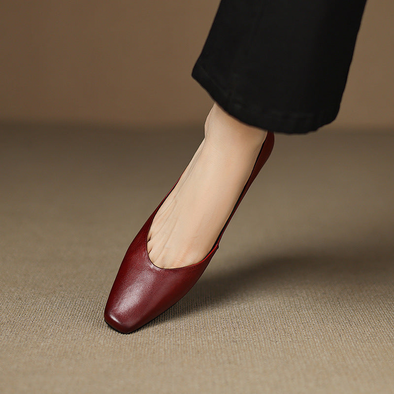 Oren Genuine Leather Flats