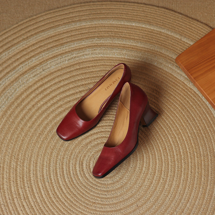 Arlix Genuine Leather Heels