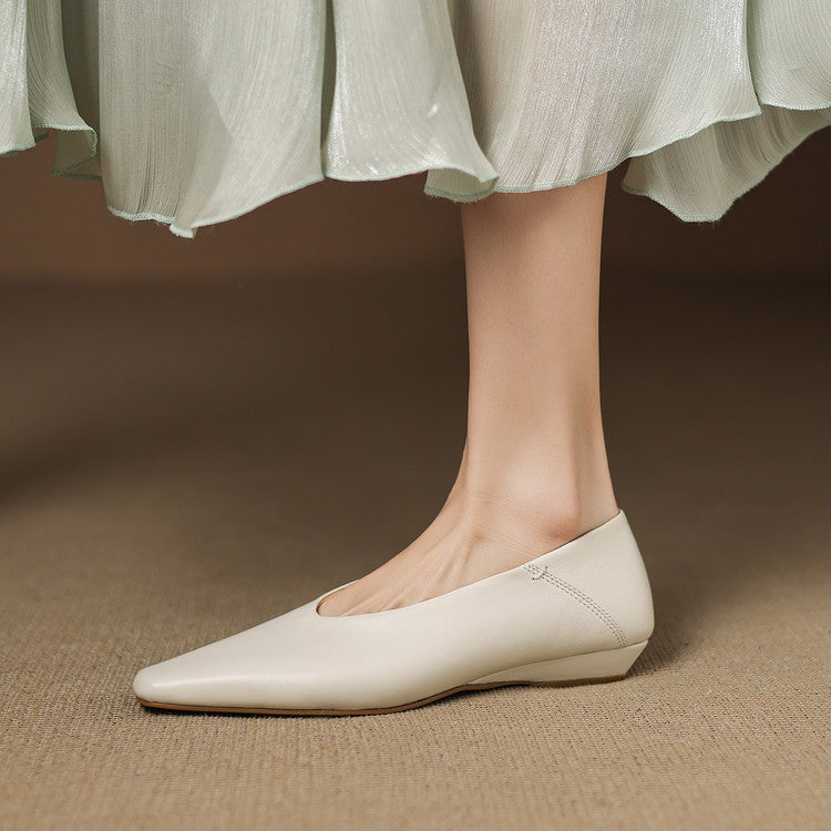 Emor Genuine Leather Flats