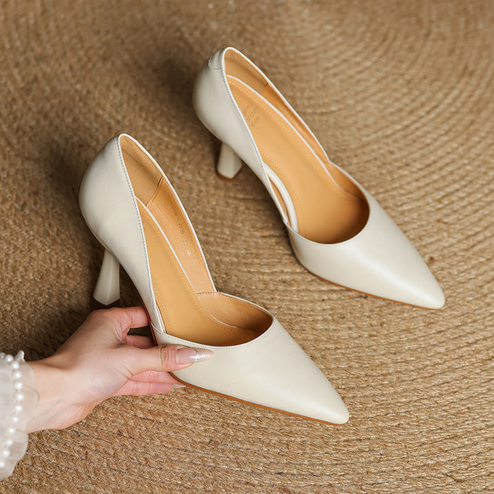 Liana Genuine Leather Heels