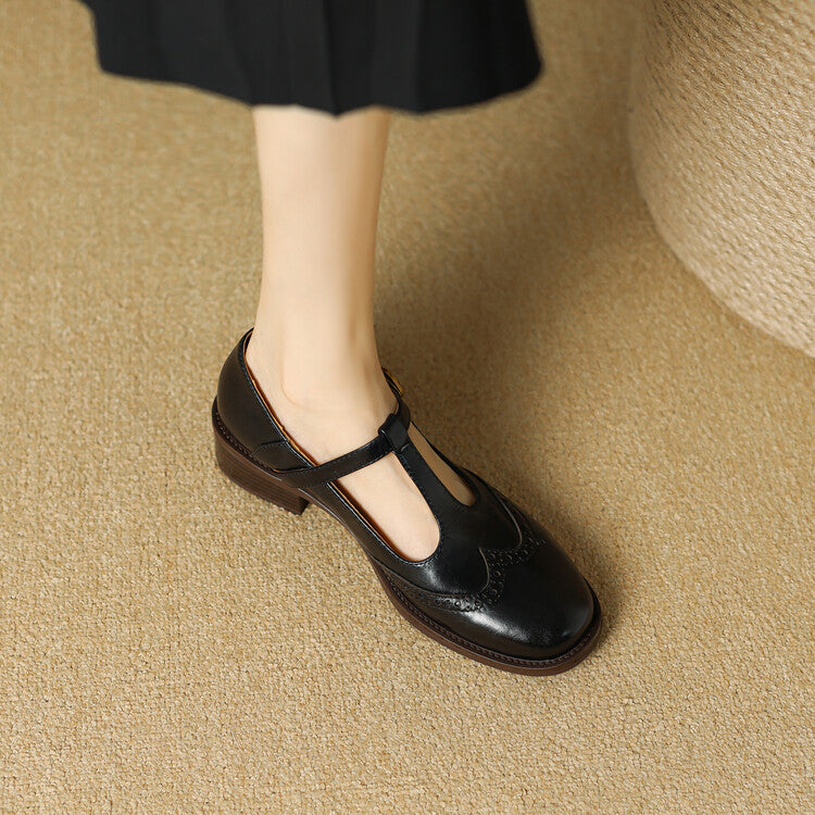 Myra Genuine Leather Shoes