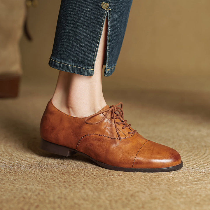 Delyra Genuine Leather Shoes