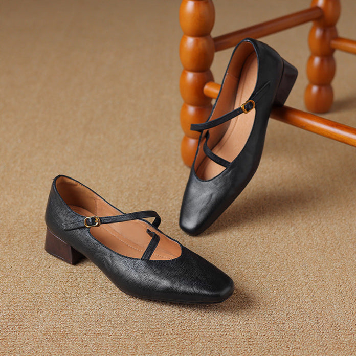 Evra Genuine Leather Heels