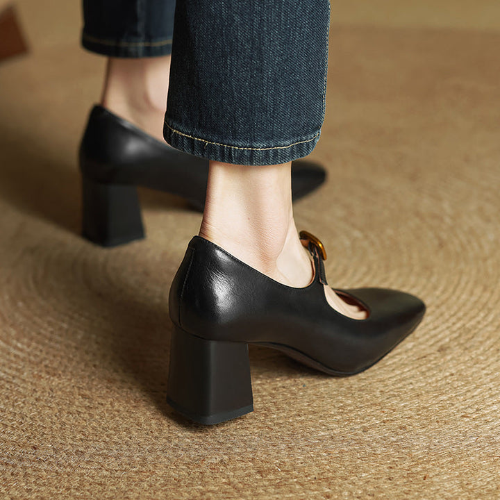 Olea Genuine Leather Heels