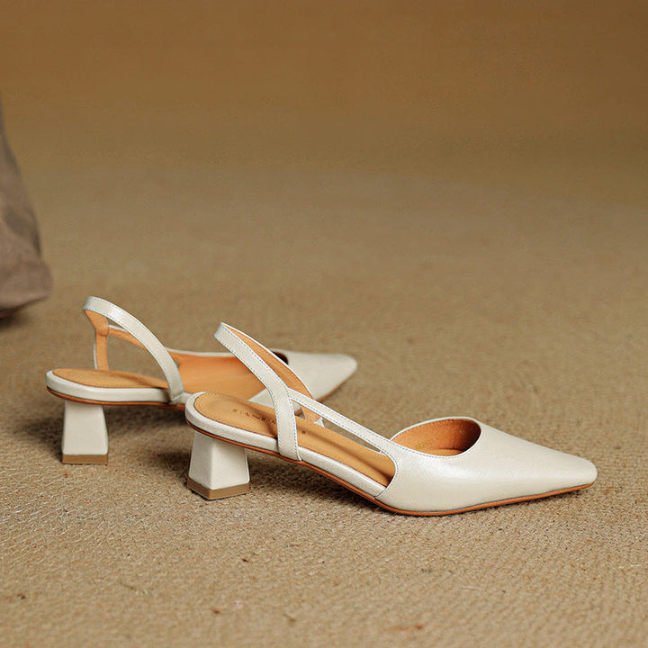 Elle Genuine Leather Heels