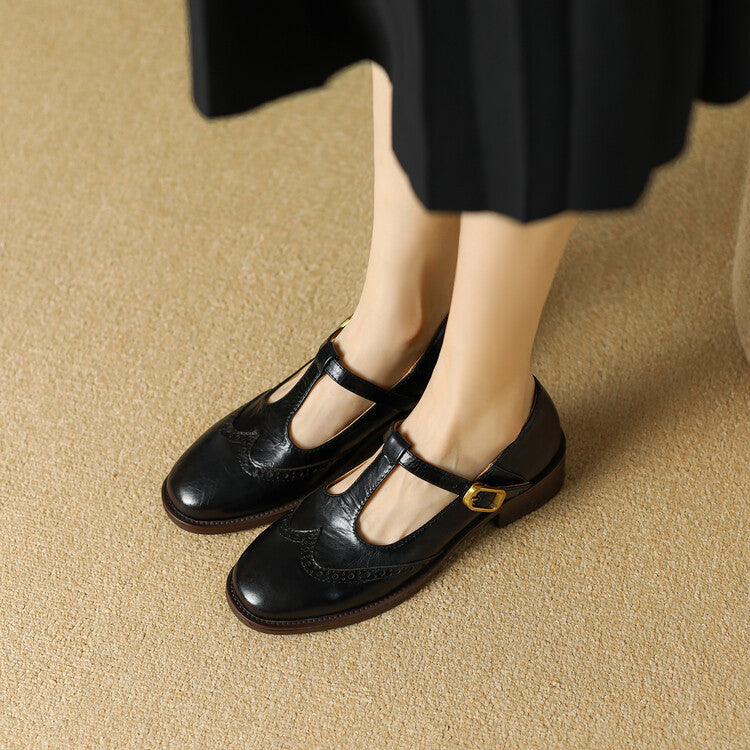 Myra Genuine Leather Shoes