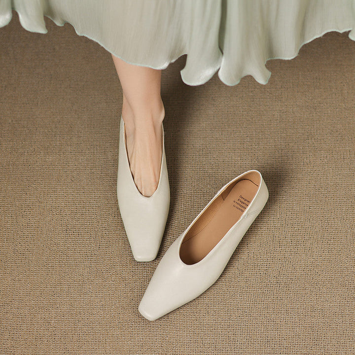 Emor Genuine Leather Flats