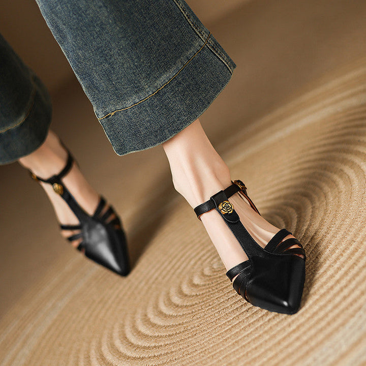 Viara Genuine Leather Heels