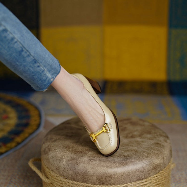 Velora Genuine Leather Heels