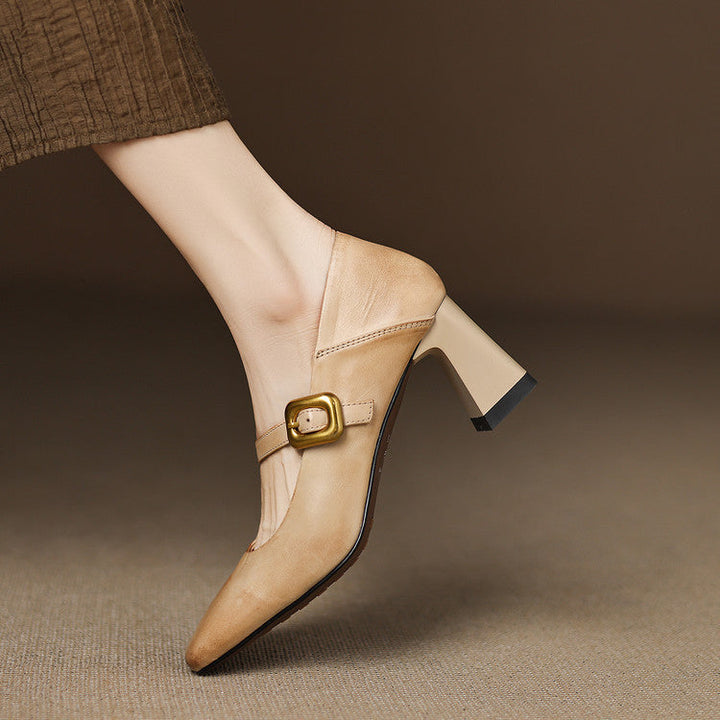 Kelis Genuine Leather Heels