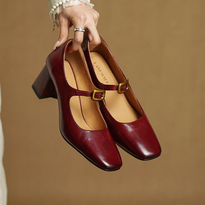 Olea Genuine Leather Heels
