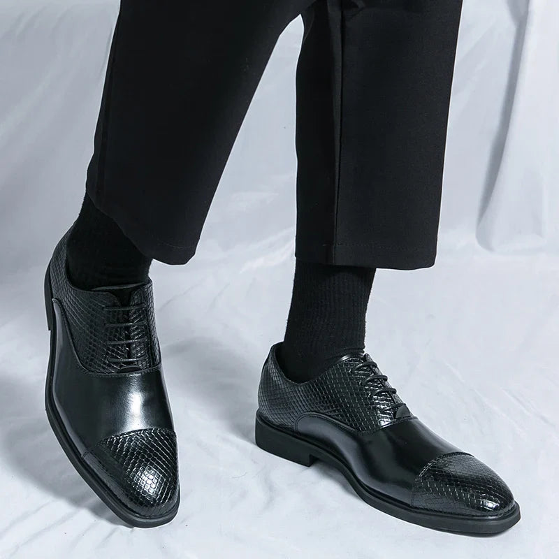 Slyther Genuine Leather Brogues