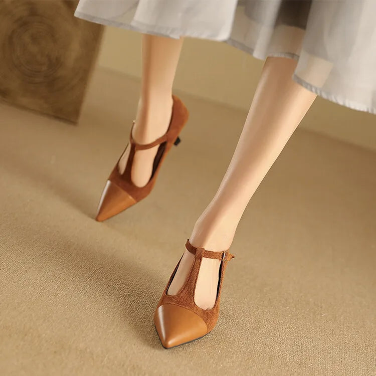 Vistra Leather Heels