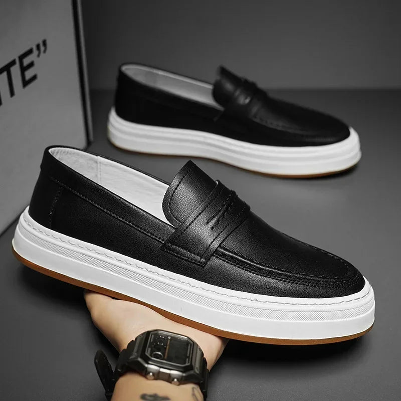 Moico Genuine Leather Loafers