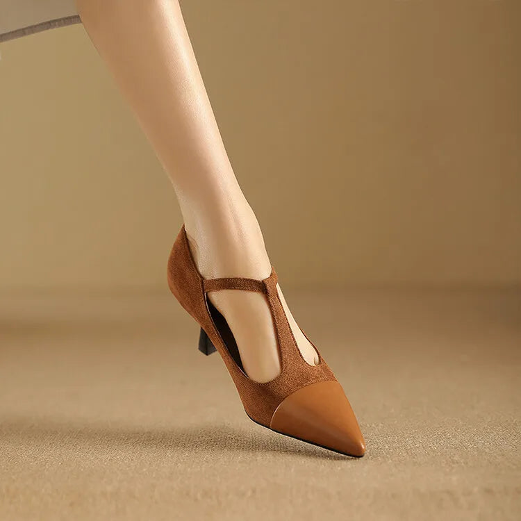 Vistra Leather Heels