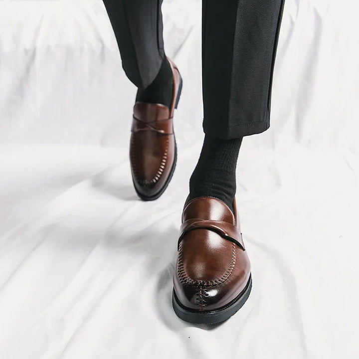 Teviot Genuine Leather Loafers