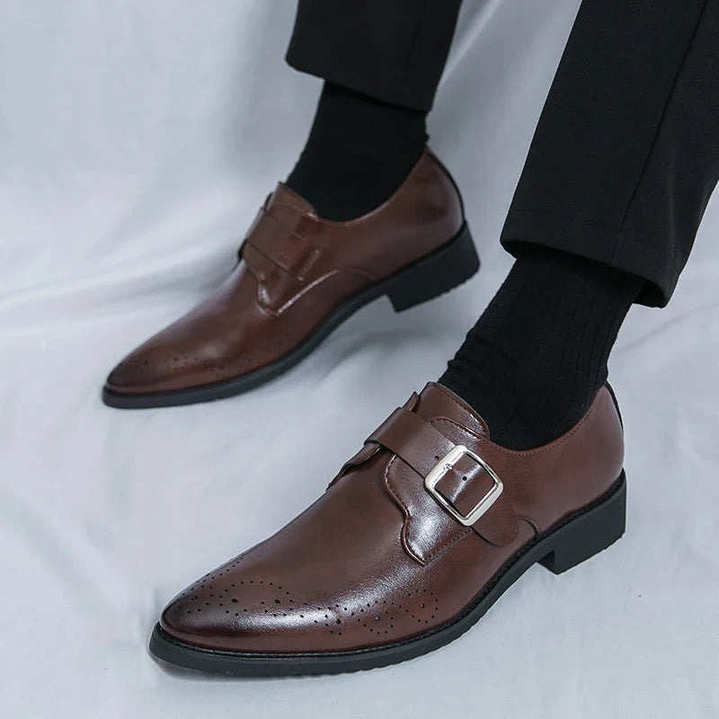 Bucklor Genuine Leather Shoes