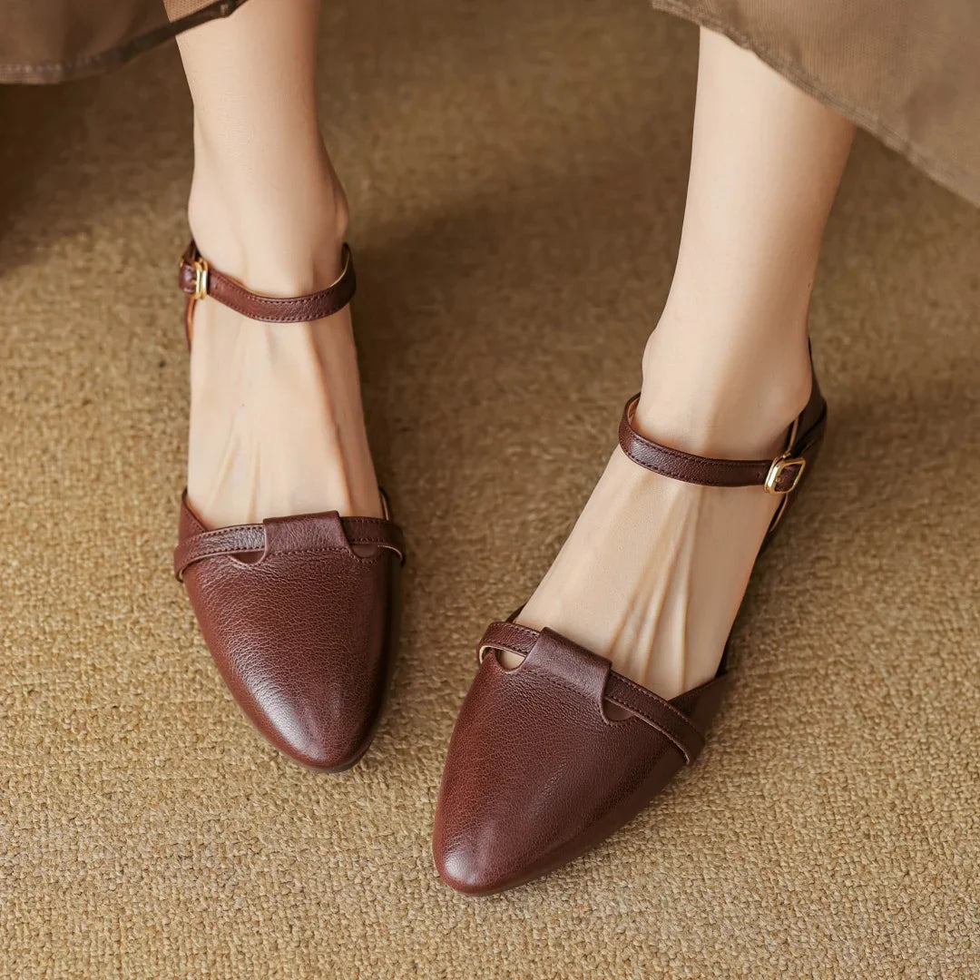 Laney Genuine Leather Heels