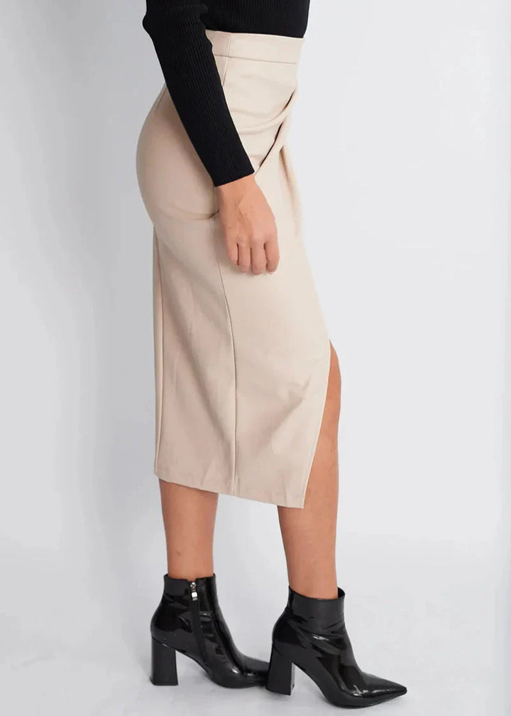 Maeve Leather Skirt