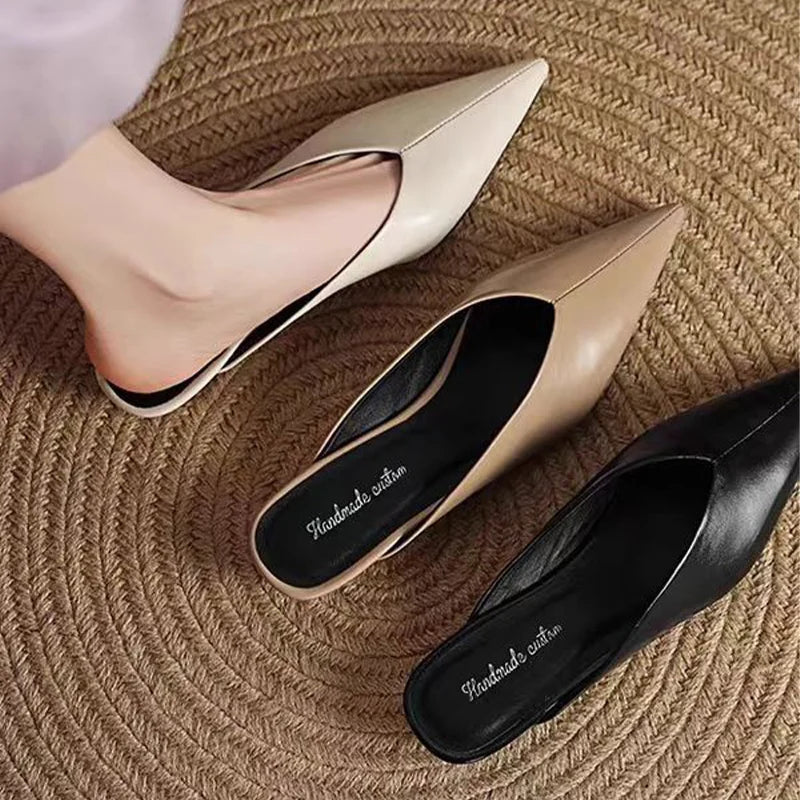 Eneva Leather Mules