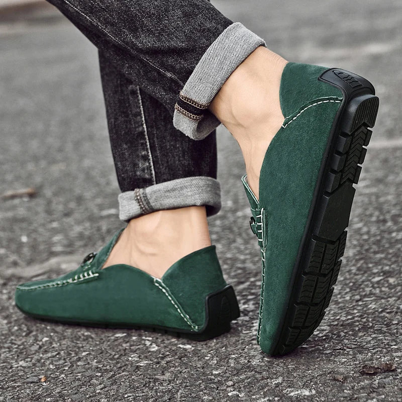 Astire Genuine Suede Loafers