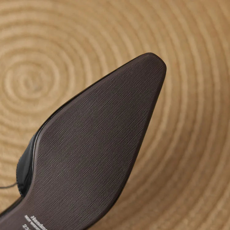 Katie Genuine Leather Slingbacks