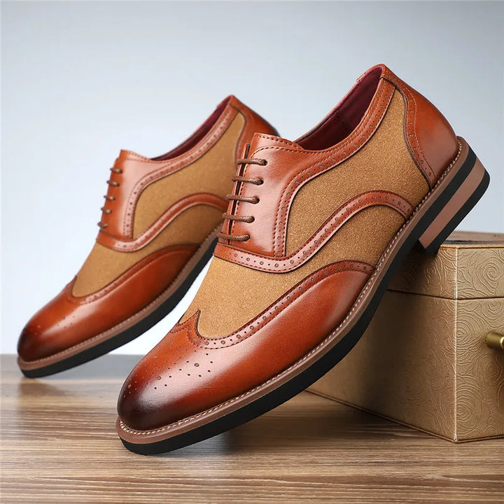 Corec Genuine Leather Oxfords
