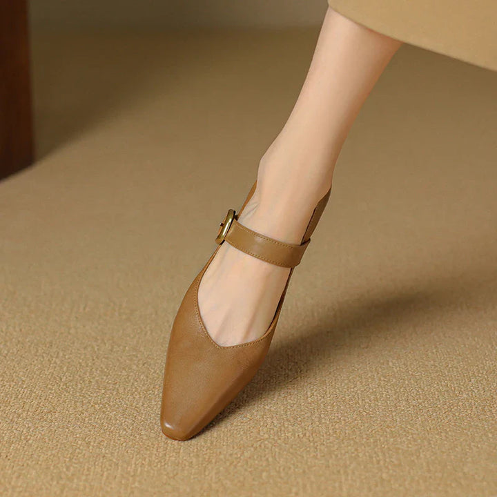 Velma Genuine Leather Heels