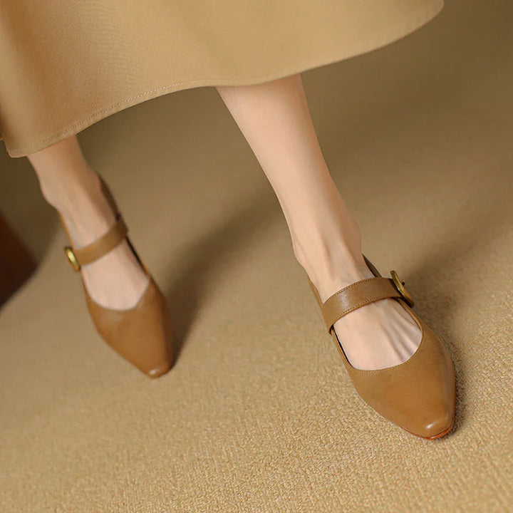 Velma Genuine Leather Heels