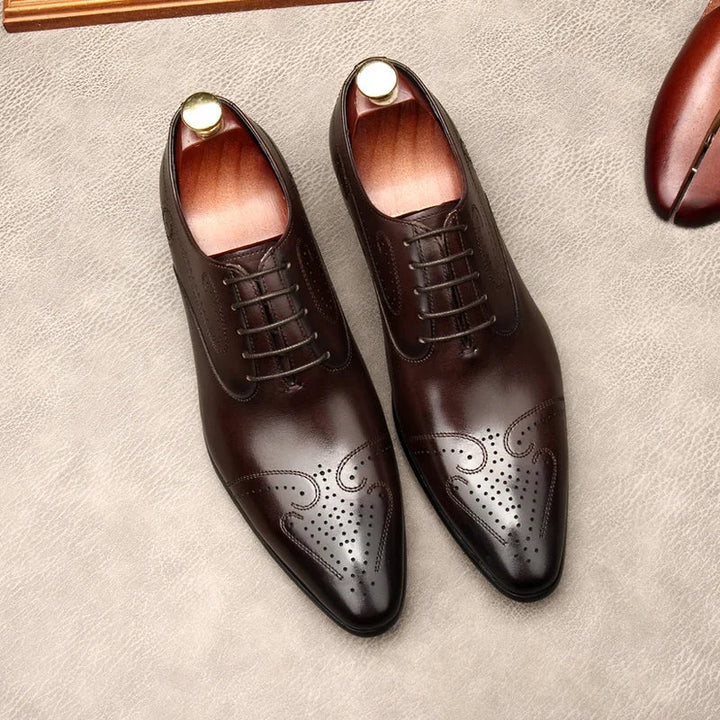 Tarz Genuine Leather Oxfords