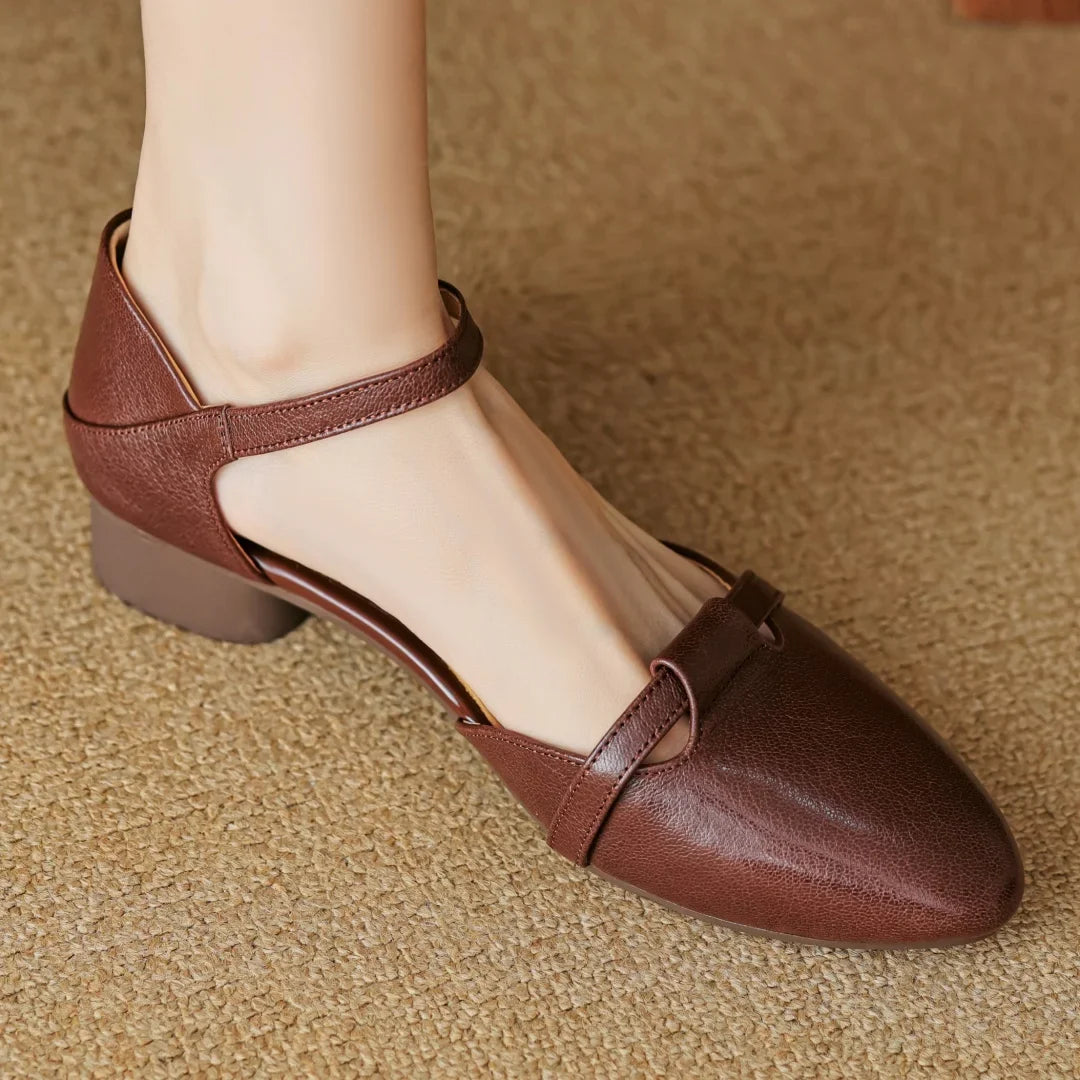 Laney Genuine Leather Heels