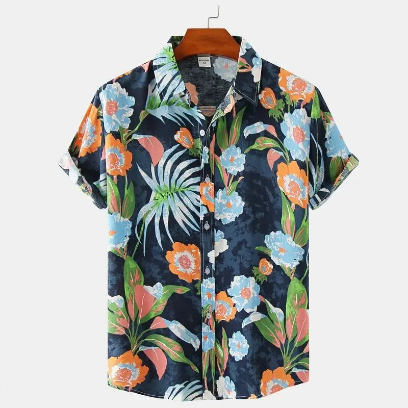 Retro Flower Casual Shirt