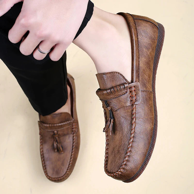 Moclyn Leather Loafers