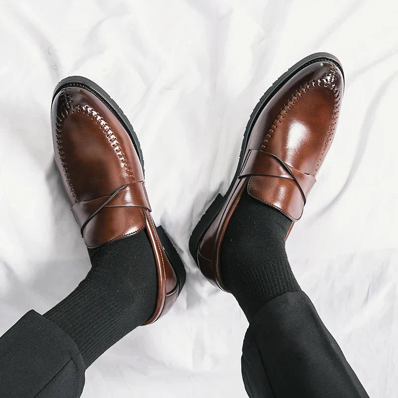 Teviot Genuine Leather Loafers