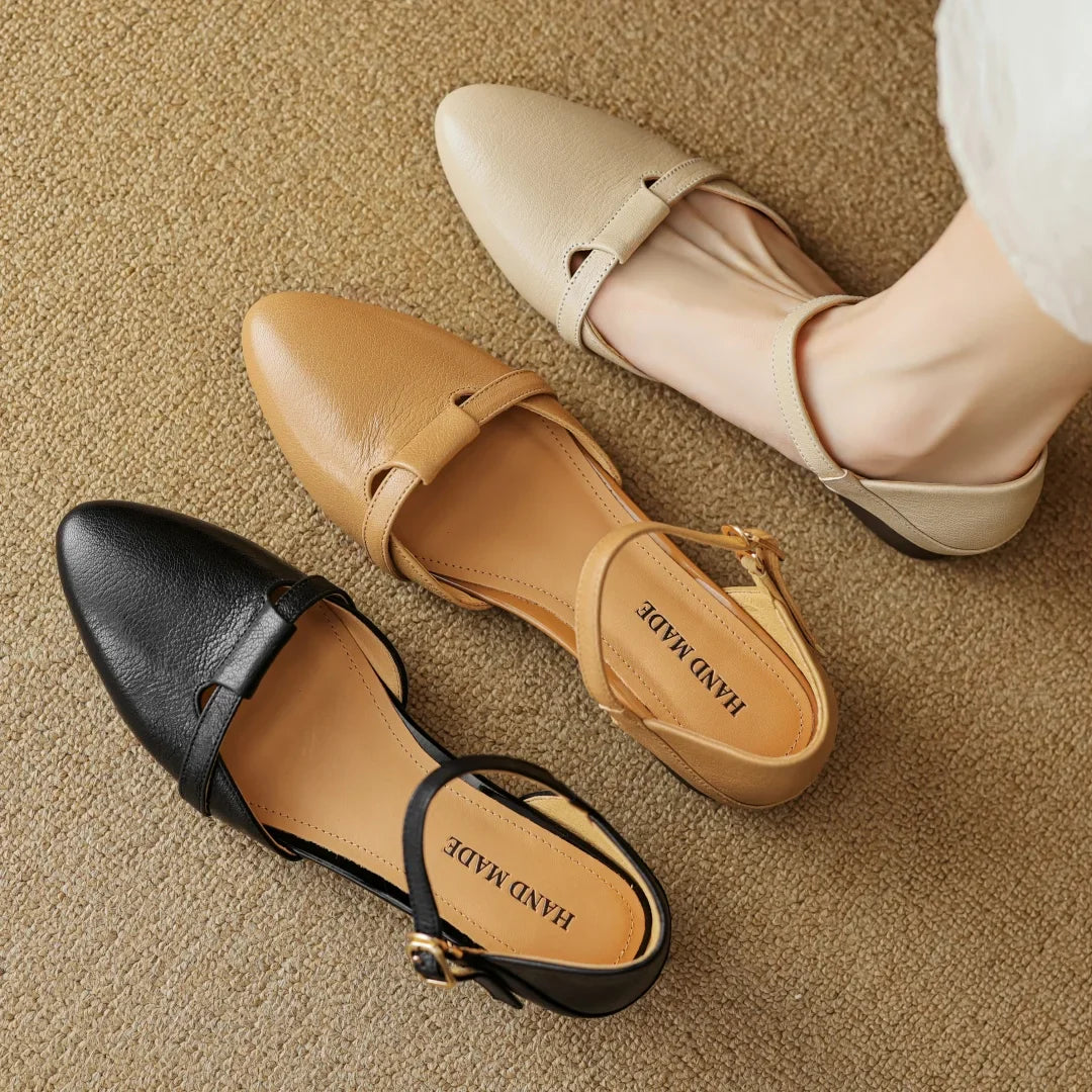 Laney Genuine Leather Heels