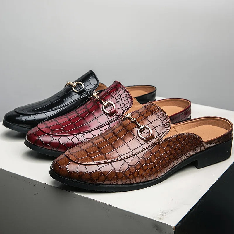 Elbert Genuine Leather Mules