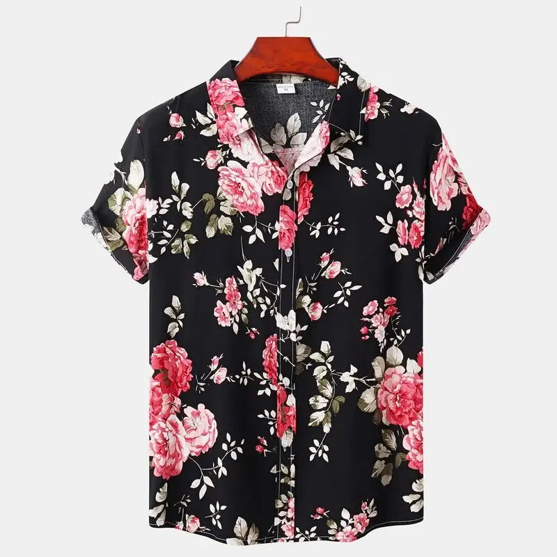 Retro Flower Casual Shirt