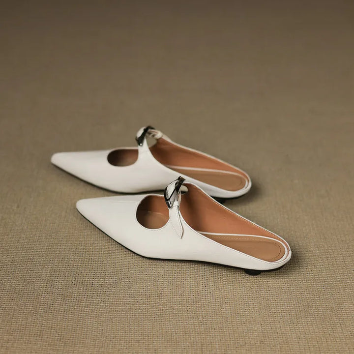 Alour Genuine Leather Mules