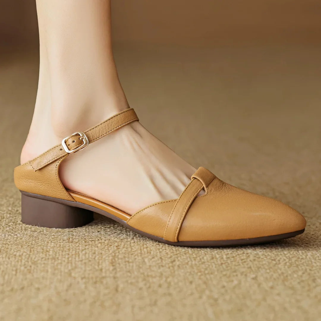 Laney Genuine Leather Heels