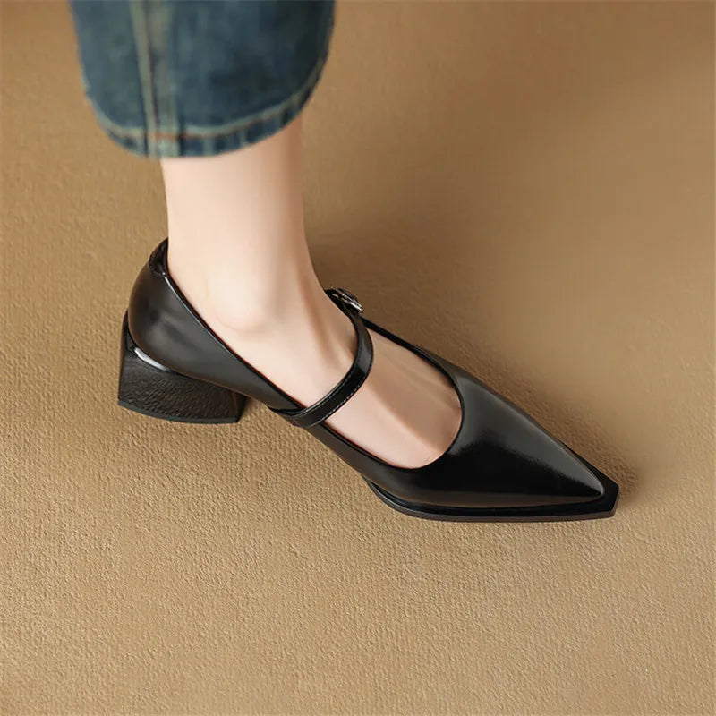 Allure Genuine Leather Heels