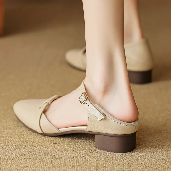 Laney Genuine Leather Heels