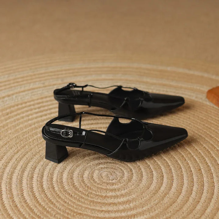 Katie Genuine Leather Slingbacks