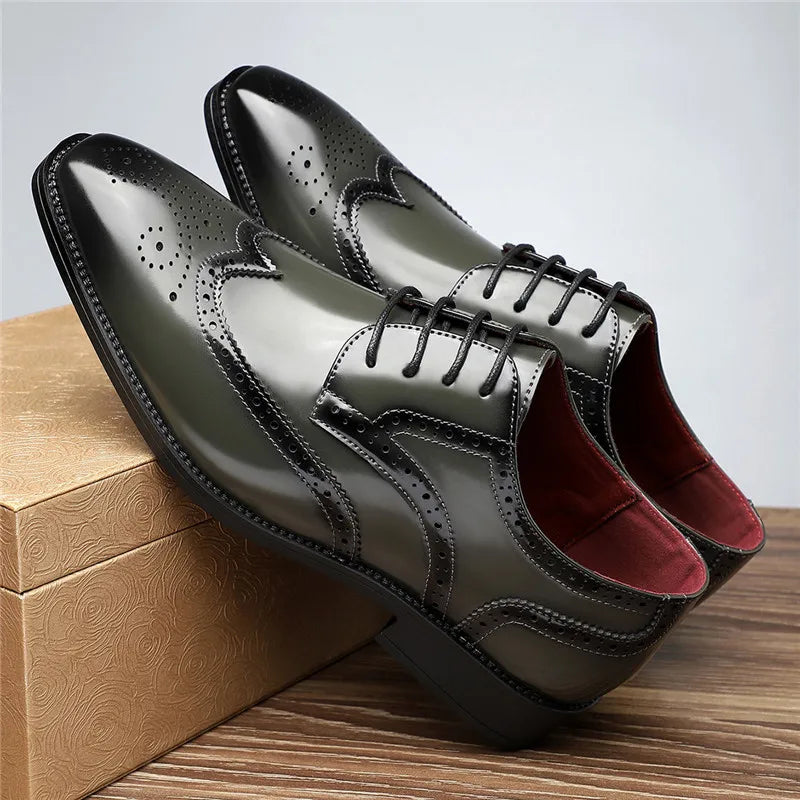 Tyron Genuine Leather Oxfords