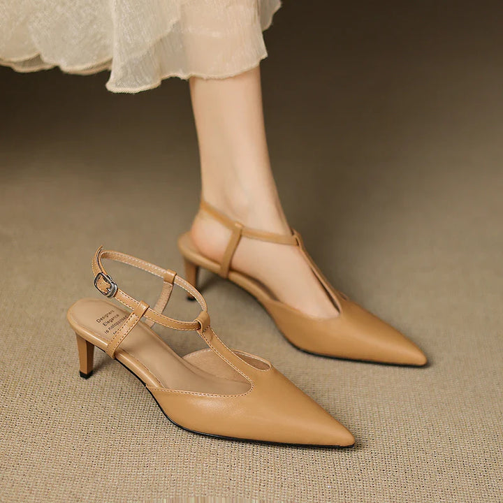 Serava Genuine Leather Heels