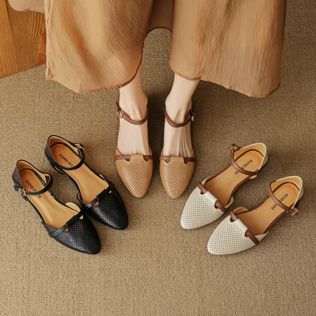 Celal Genuine Leather Heels