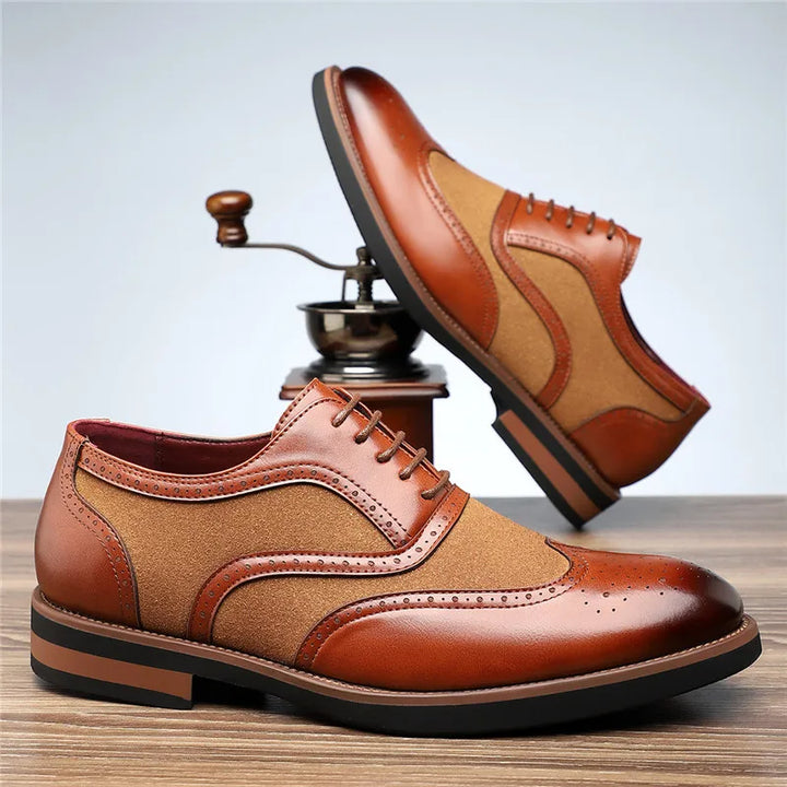 Corec Genuine Leather Oxfords