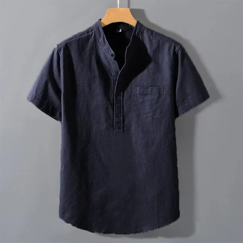 Vartos Cotton-Linen T-Shirt