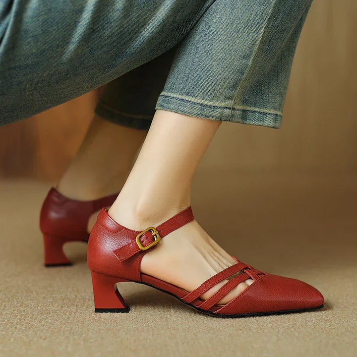 Marisol Genuine Leather Heels